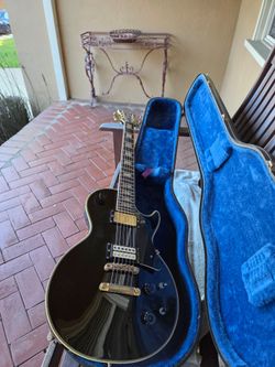 Electra Omega Black Beauty X210 MIJ Les Paul 1977 Electric Guitar Japan w HSC