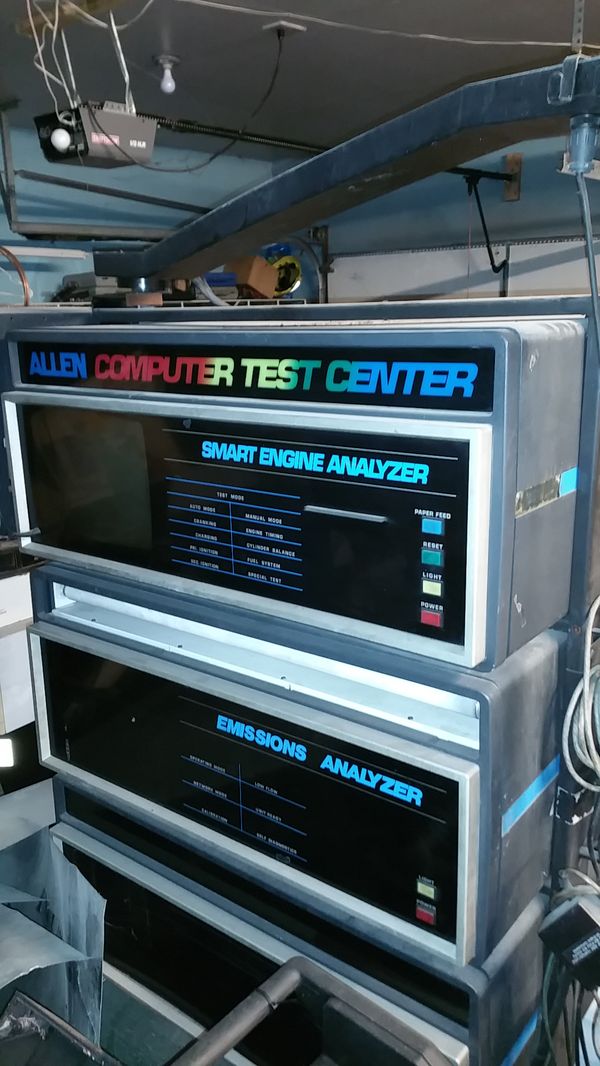 Allen Computer Test Center Smart Engine Analyzer Emissions Analyzer