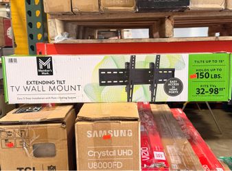 Members Mark Extending Tilt TV Wall Mount for 32”-98” TV’s Brand New In Box