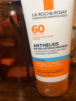 La Roche Posay Anthelios water lotio. Sunscreen