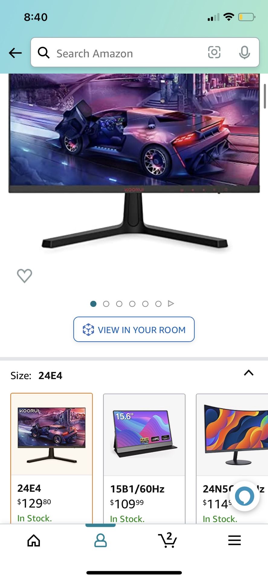 24 inch gaming monitor 165hz