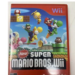 Nintendo Wii New Super Mario Bros Game Works Perfectly. 