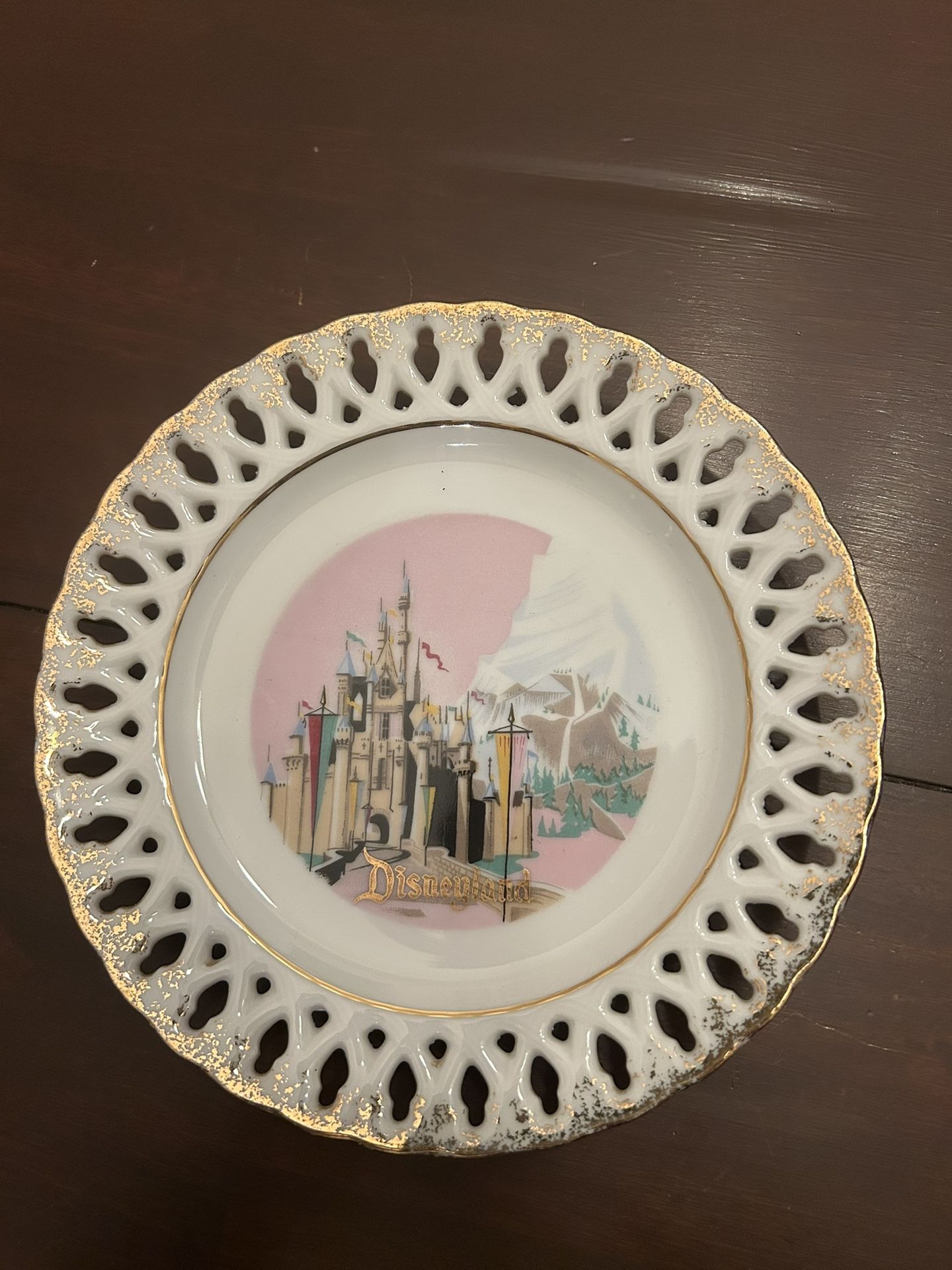 Disneyland Park Licensed Plate Mid Century