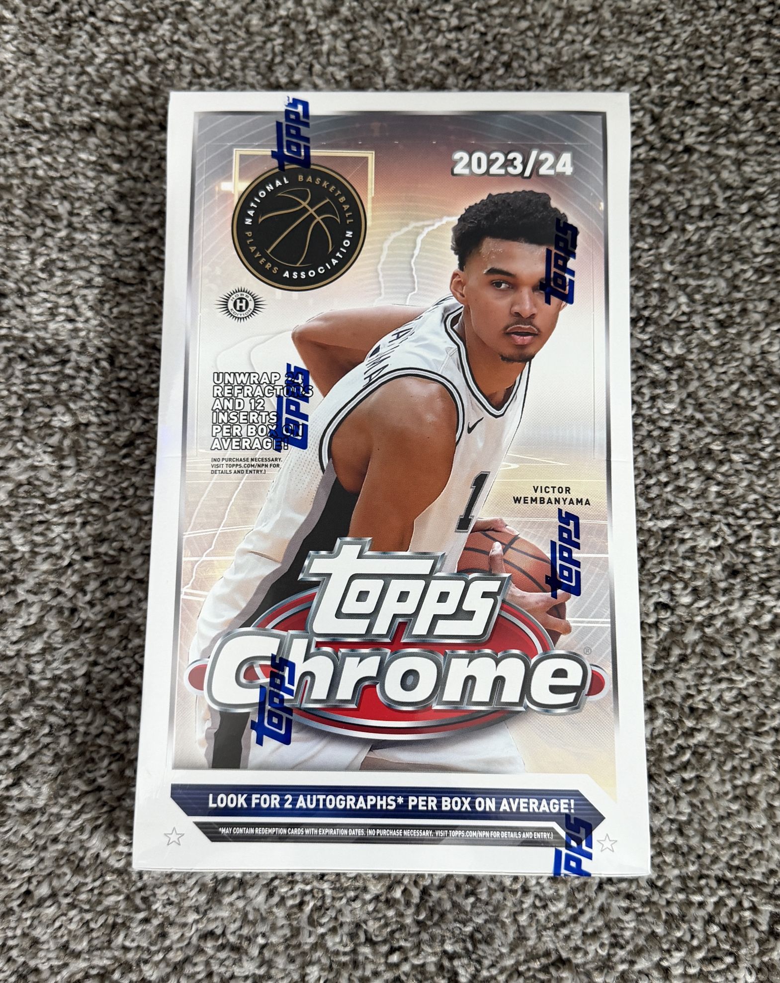 2023-24 Topps Chrome Basketball Hobby Box NEW/SEALED