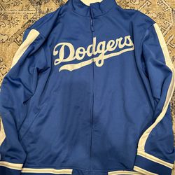 Dodgers No Hoodie Jacket Large Mens