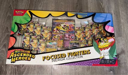Pokemon TCG Ascended Heroes Focused Fighters Premium Collection Mega Evolution