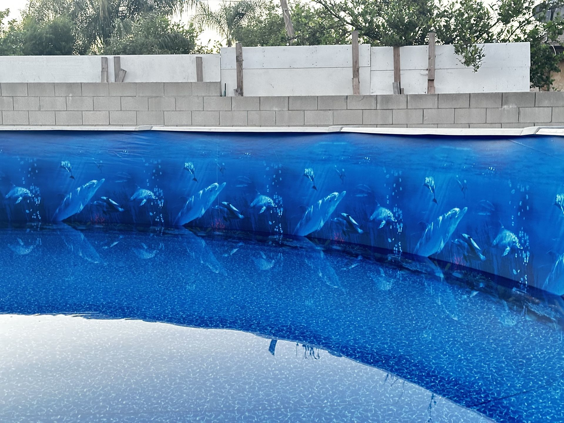 21' Ft Round Overlap Pool Liner (Only Liner Not Pool)