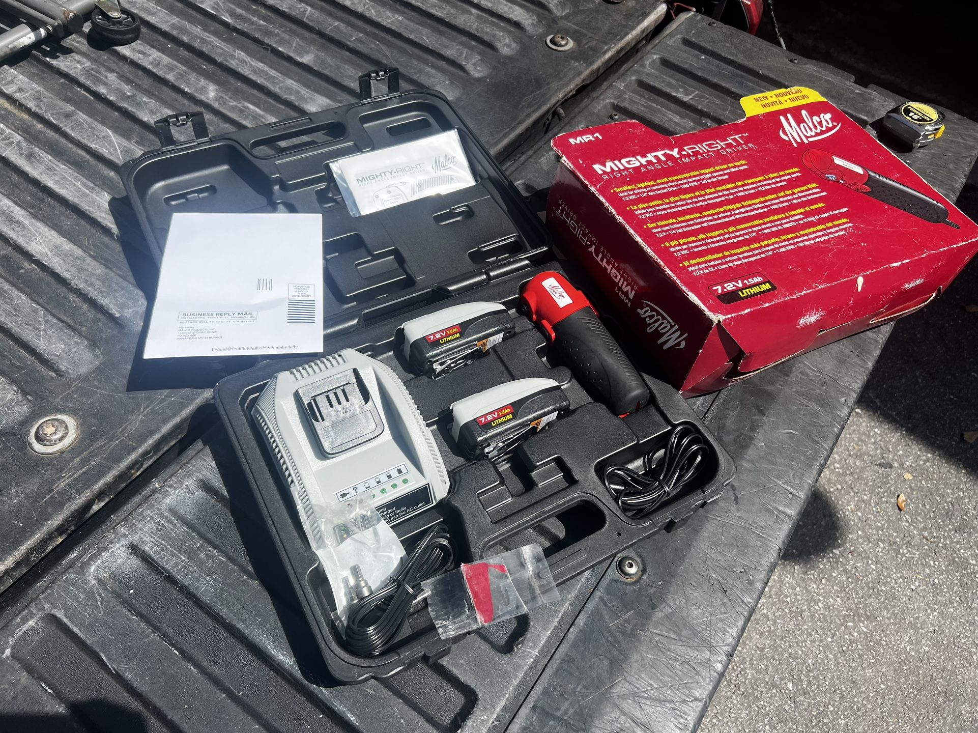 Impact Driver Malco MR1 Mighty Right Kit New Opened Box