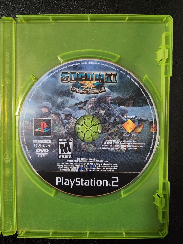 PS2 Socom II us Navy Seals