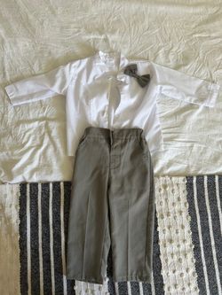 Baby boy slacks and dress shirt