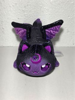 Aphmau MeeMeows 6" Plush Dark Cat Liter 8 Elemental Series Black Purple