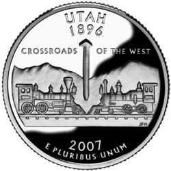 ROLL OF UTAH STATE QUARTERS