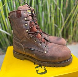 Carolina 8" Composite Toe Waterproof Work Boots..Size 9E Men’s..Located west roseville..