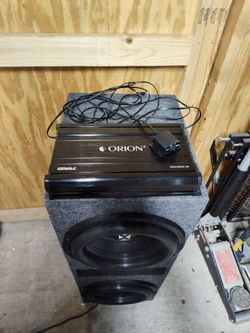 Very clean sound 12" NVX SUBS..
