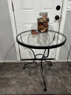 Glass Top Table