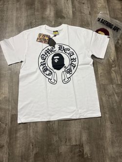 BAPE x Chrome Hearts White Graphic T-Shirt