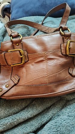 Nine West Italian Leather Alligator Pattern