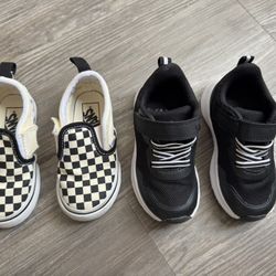 Toddler Boy Vans Shoes Size 7c