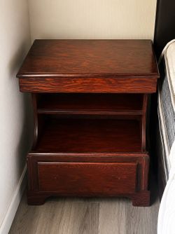 Solid Wood Nightstand / Side Table – $40 OBO