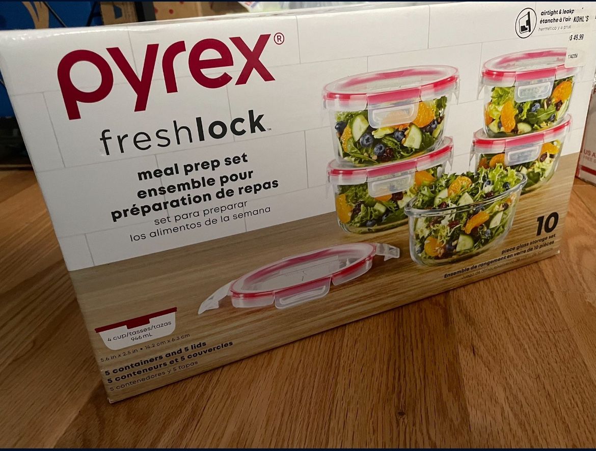 Pyrex Meal Prep Set