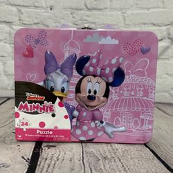 Disney Minnie Puzzle and tin lunch box