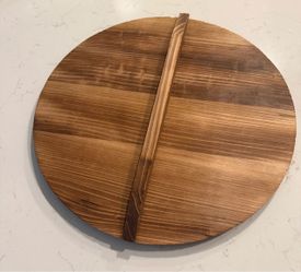 Wood Wok Lid 14 inch
