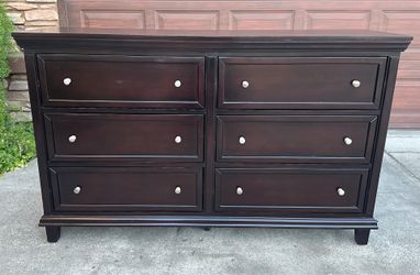 Lifestyle Solutions 6 Drawer Dresser in Cappuccino Color