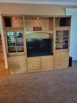 One of a kind entertainment center