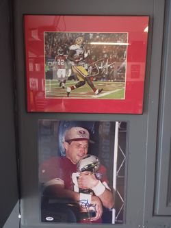 49ers Autographed Pictures W/COA