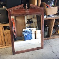 Vintage Mirror, Wood Framed