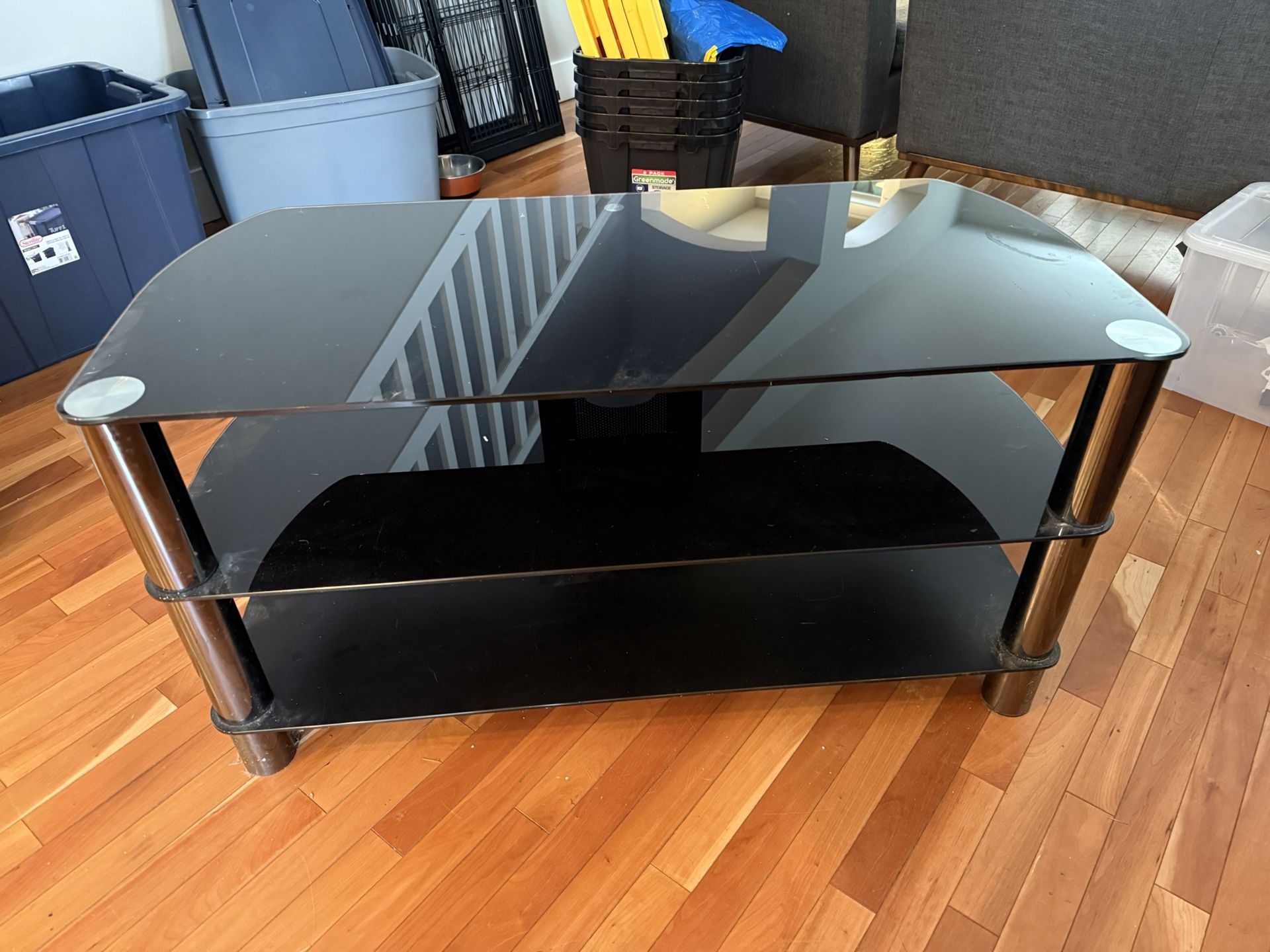 Glass TV Stand