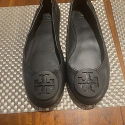 Tory Burch New Never Worn Black Flats Size 9.5 No Returns
