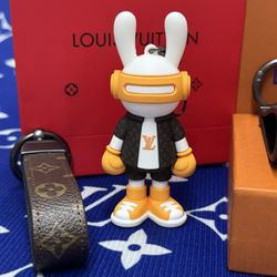 Louis Vuitton Bunny Yellow  & Leather Strap Combo Set - New in Box Luxury Gift