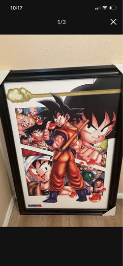Large Dragon Ball Z Framed Art