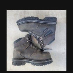Boots, Size 6, Steel Toed, "Wolverine"