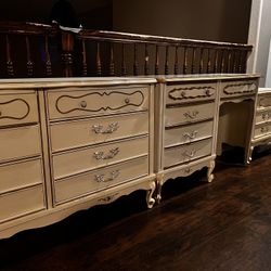  Dresser Desk And Night Stand 