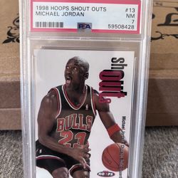 1998 Hoops Shout Outs PSA 7