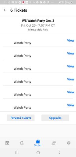 Houston Astros vs Washington Nationals Official Watch Party @ Minute Maid Park