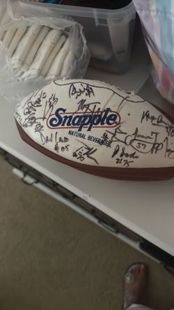 Raiders ball signed