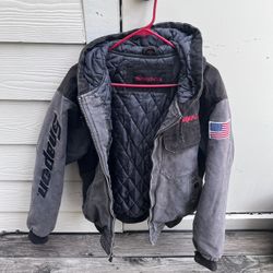 Snapon. Jacket. Hood  Color Grey  Size G