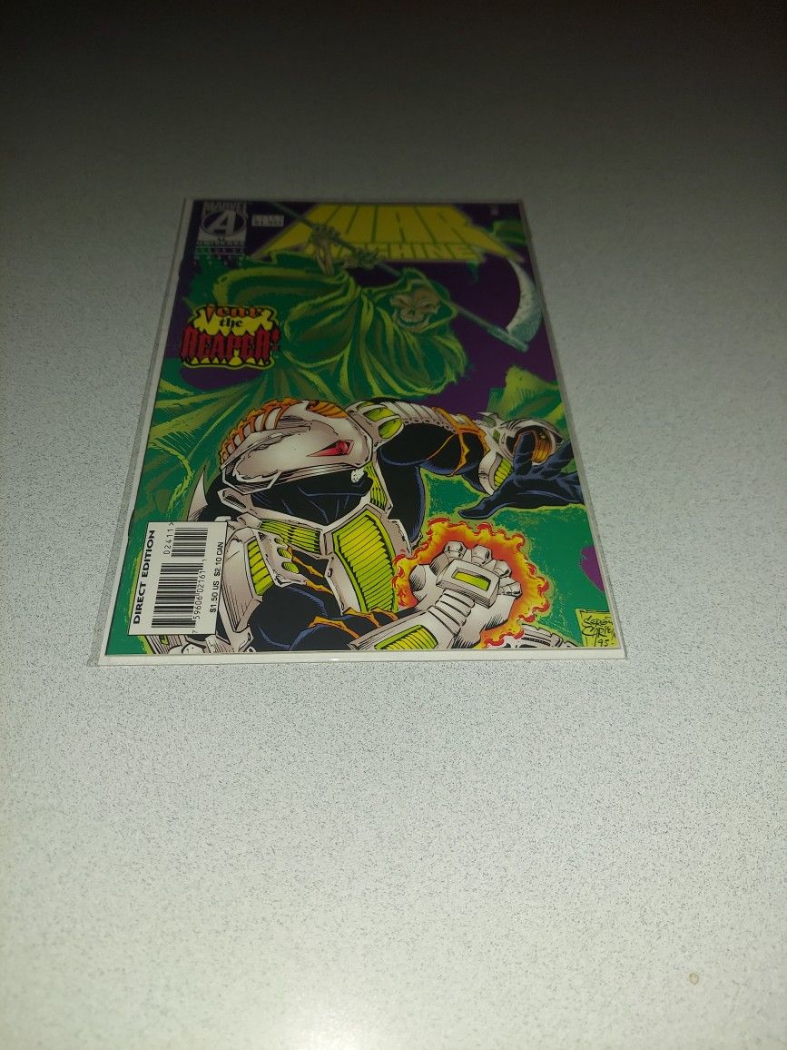 1995 WAR MACHINE #24 COMIC BAGGED AND BOARDED