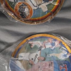 Nolan RYAN 23 KT GOLD RIM PLATE COLLECTION 