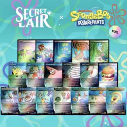 SpongeBob - Secret LAIR Everything Bundle - MTG Rainbow FOIL Edition Confirmed