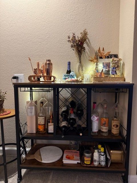 Rustic Bar Cart
