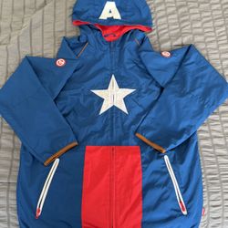 Captain America Disney Zip-Up Jacket 