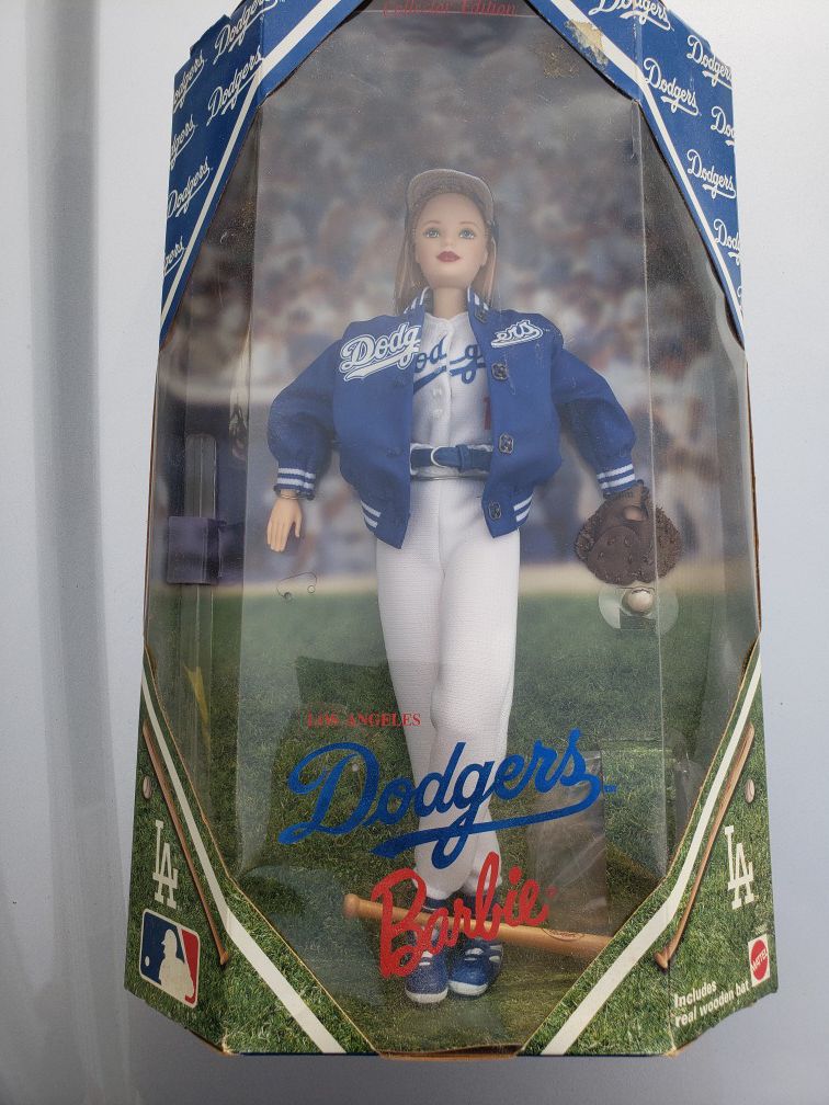Las Angeles Dodger Barbie doll $80