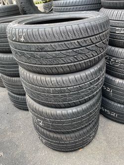 245/45ZR17 Mavis all season set of matching 4 used tires in great condition 95% tread 450$ for 4 tires plus tax . Mount available but not included. W