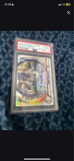 Ronny Mauricio Mets psa 9 mets card