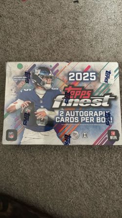 2025 Topps Finest Football Factory Sealed Hobby Box