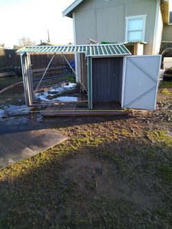 Wood Shed With Lock Shed Door